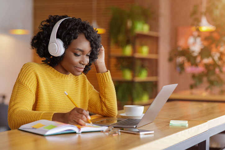 Student Studying