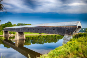 Covered bridge in Vermont