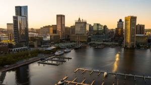 Patapsco River in Baltimore, Maryland