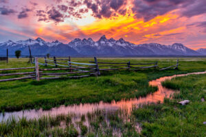 Grand Teton sunset