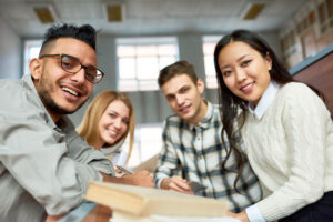 Group of educational studies students