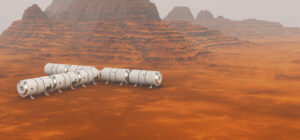 Mars exploration colony