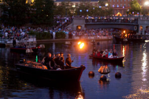 WaterFire public experience in Providence, Rhode Island