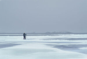 Alone in the snow and ice