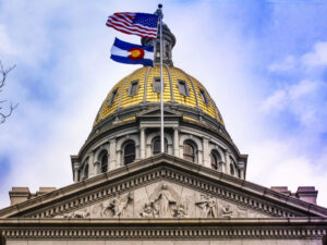 Denver, Colorado Golden Capitol Dome