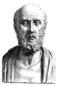 Hippocrates bust