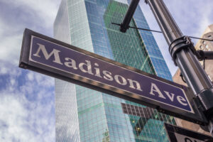 Madison Ave street sign