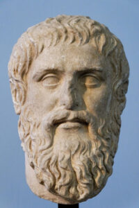 Plato sculpture